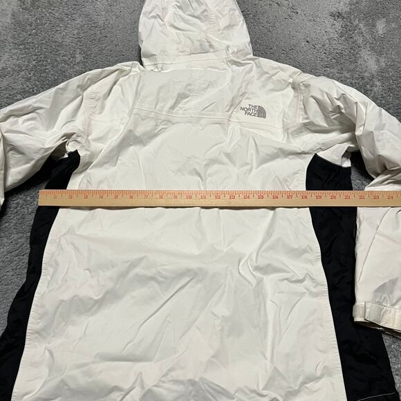 The North Face Coat Womens Large Hyvent Nylon Hooded Rain Jacket *flaw - Picture 7 of 11